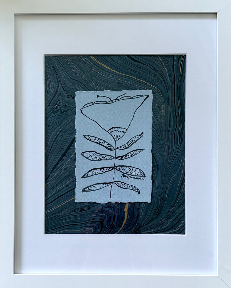 Marbled Botanicals, no. 7