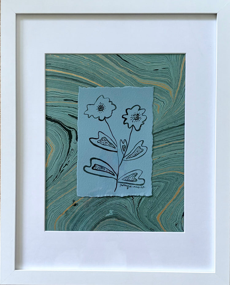 Marbled Botanicals, no. 6